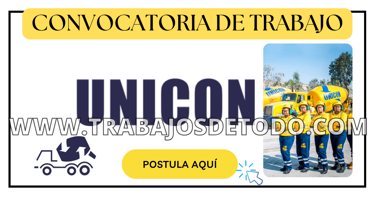 Se necesitan nuevos colaboradores para laborar en Unicon