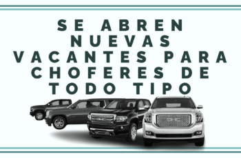 Estamos en la busqueda de choferes