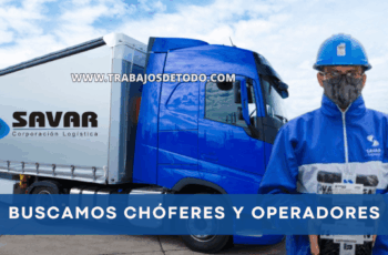 Buscan choferes con experiencia y licencia vigente