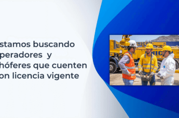Estamos en la búsqueda de operadores que tengan licencia