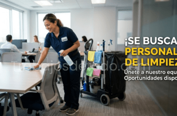 Puestos Abiertos en Limpieza y Mantenimiento