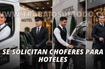Se solicitan choferes para hoteles: conoce las vacantes disponibles