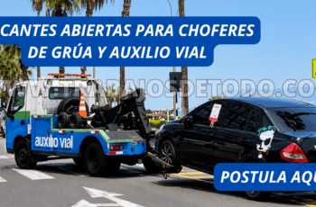Conduce una grúa y rescata vehículos: oportunidades de empleo para choferes de auxilio vial