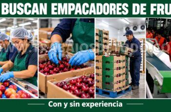 Empacador de fruta: vacantes abiertas con y sin experiencia